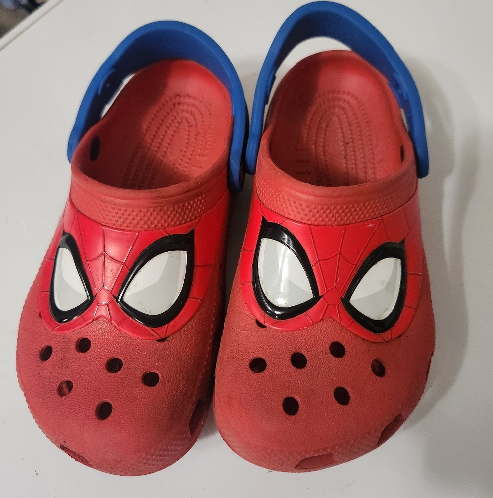 Spider-Man Kids Crocs - Red and Blue